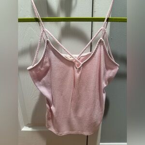 Pink Spaghetti Strap Top